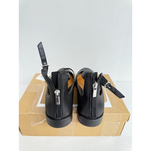 -1437 Lucky Brand Black Leather Flats-US 9.5 Womens - Picture 5 of 5